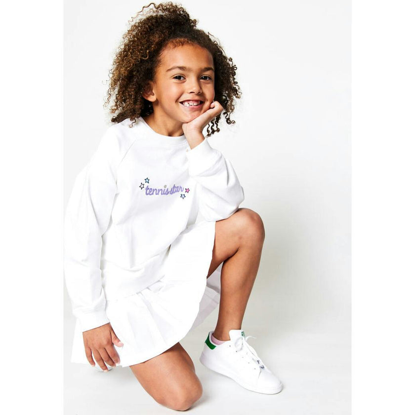 Long Raglan Sleeve Sweatshirt