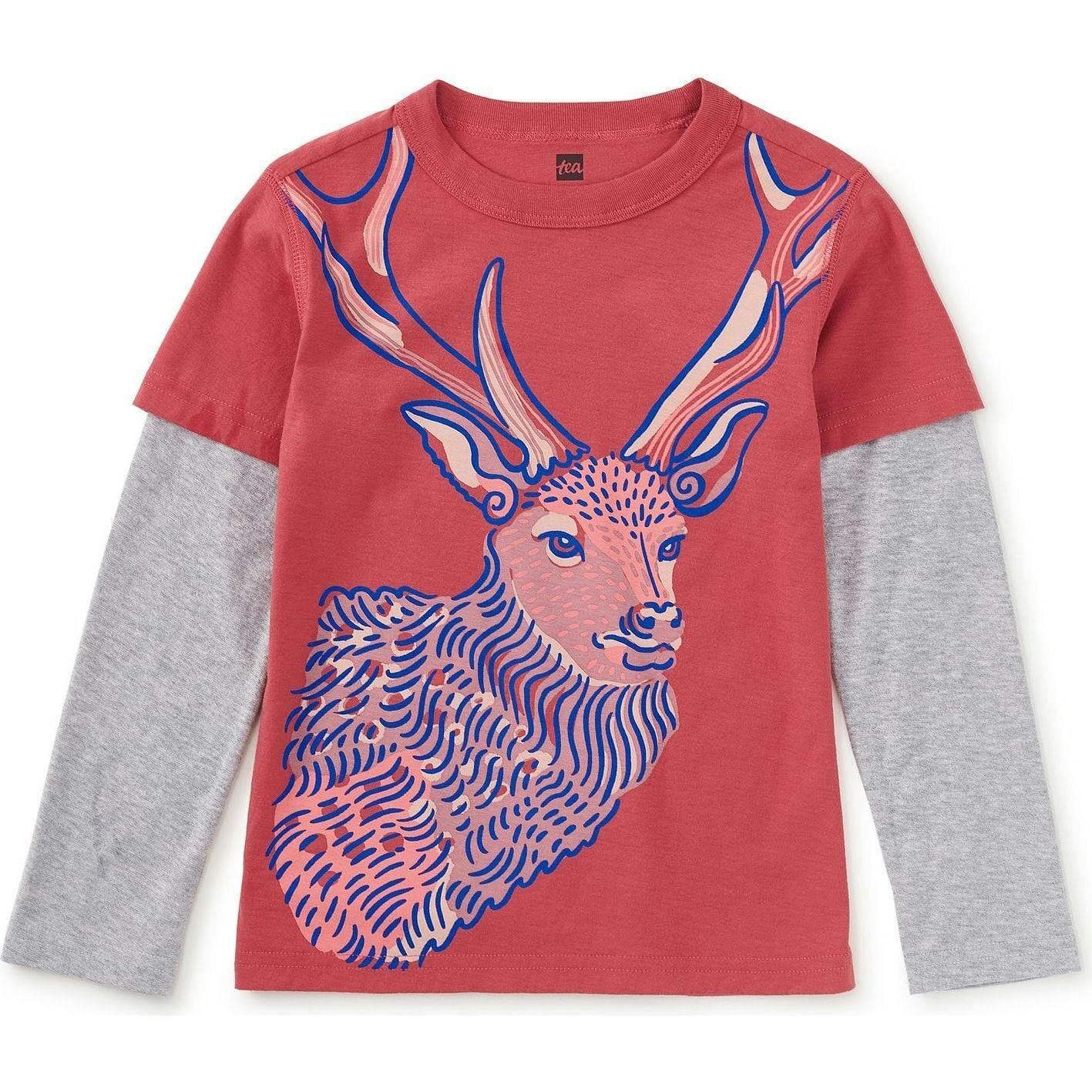 Regal Layered Tee, Purple