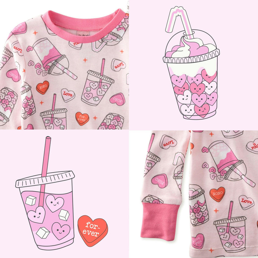 ZEN 2-Piece Toddler Girls Pajamas
