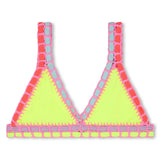 Yellow Crochet Trim Bikini