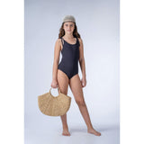 Textured Adjustable Strap Swimsuit, Multi