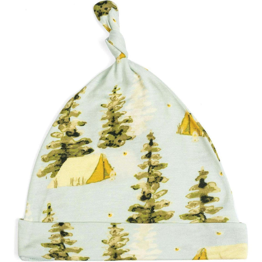 Camping Bamboo Knotted Beanie Hat