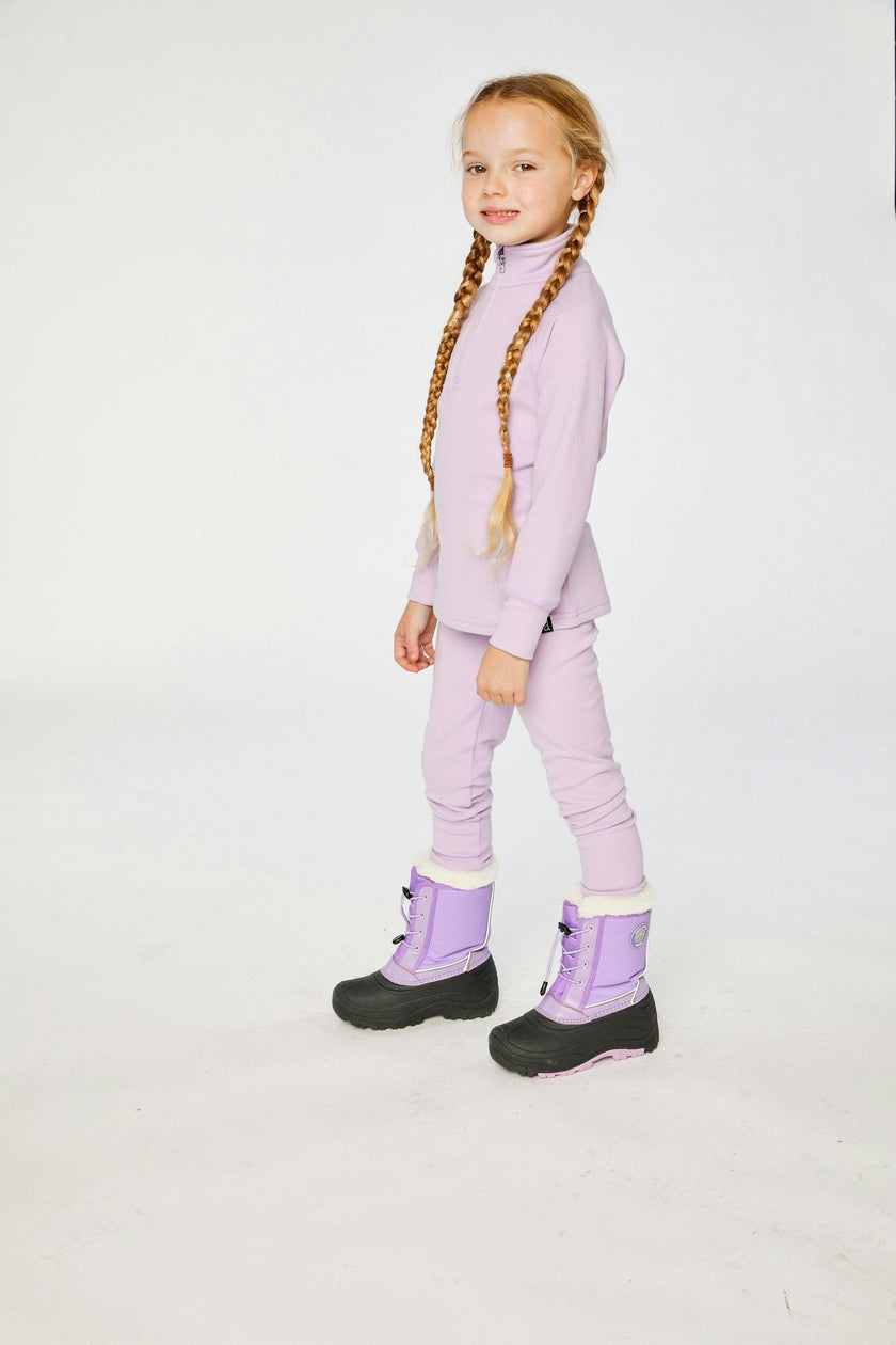 Two Piece Thermal Underwear Lavender