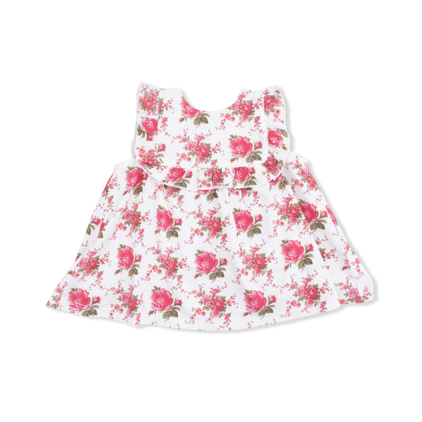 Elegant Roses - Ruffle Top and Bloomer