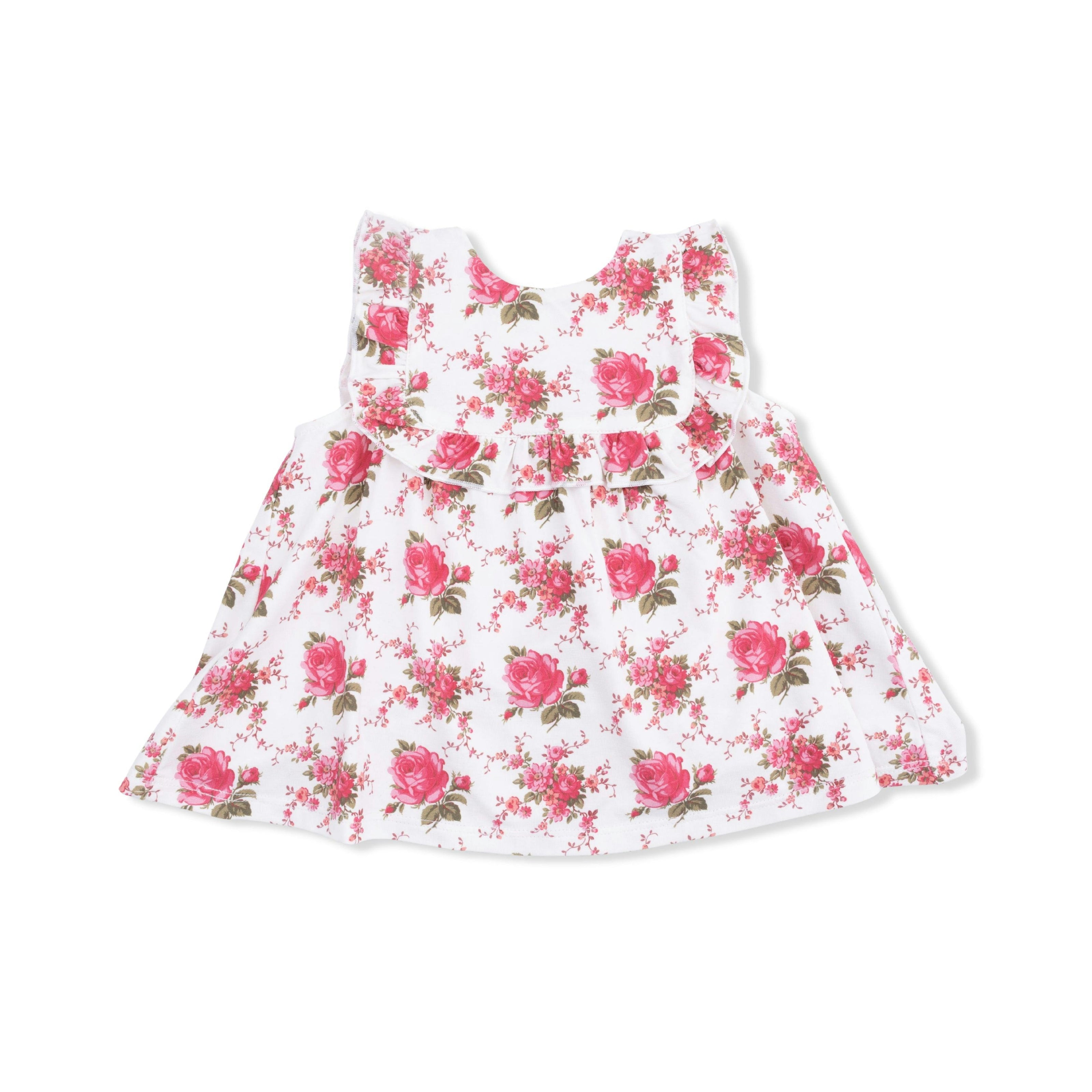 Elegant Roses - Ruffle Top and Bloomer