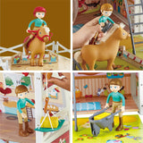 Hape: Club Ranch - Wooden 2 Level Barn Dollhouse