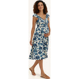 Women's Maternity Cheri Jersey Ruched Bust Sleeveless Dress, Florals