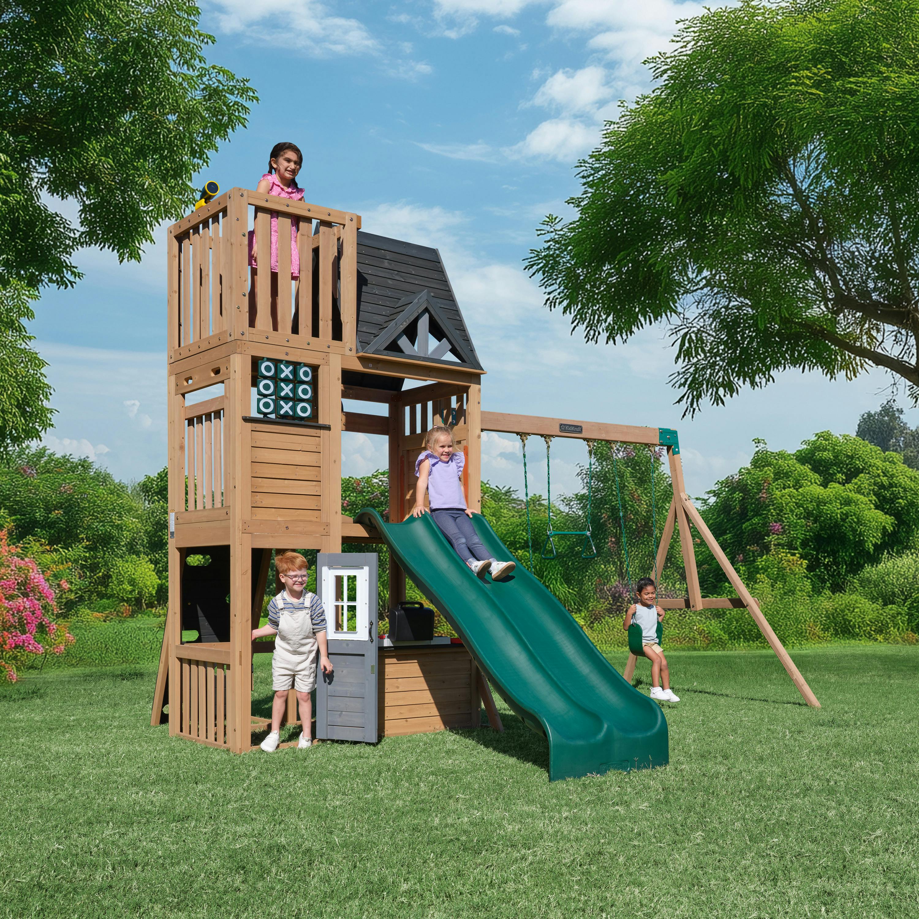 Parkwood Post Wooden Outdoor Swing Set