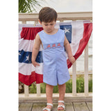 Smocked Shortall - Flags