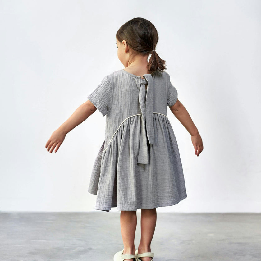 Hi-Low Drop Waist Dress