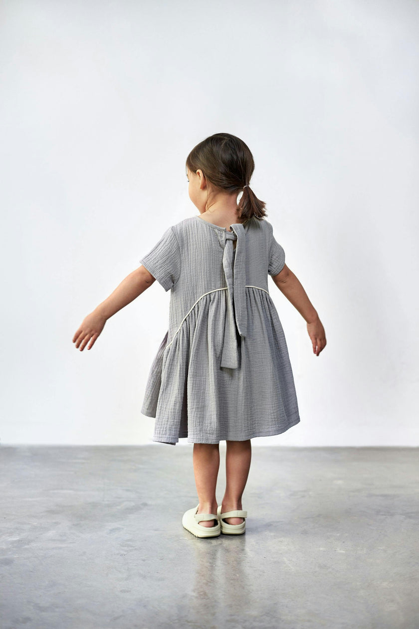 Hi-Low Drop Waist Dress
