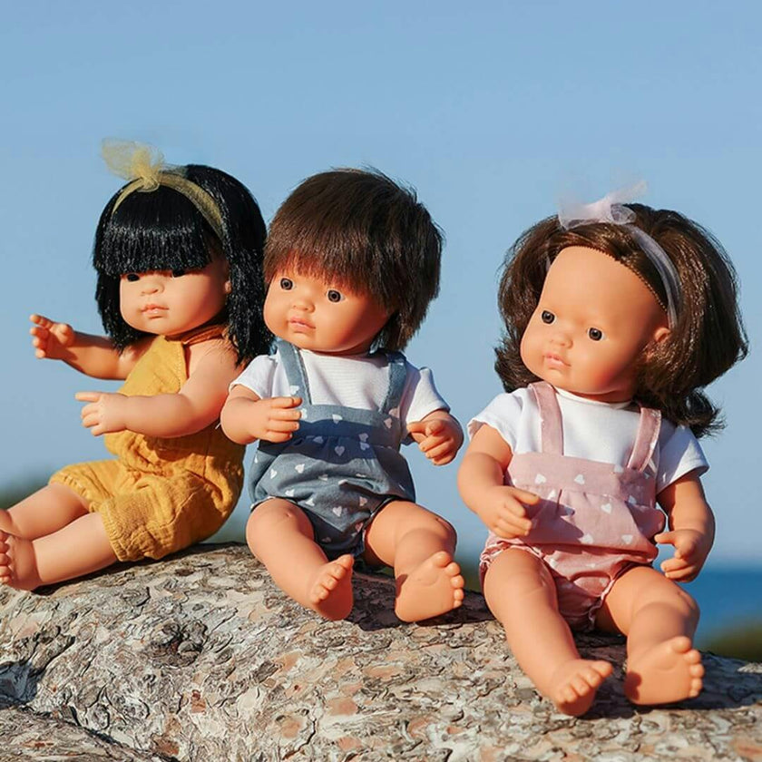 My Friends and Me Collection Baby Girl Doll with Brown Hair - 15"