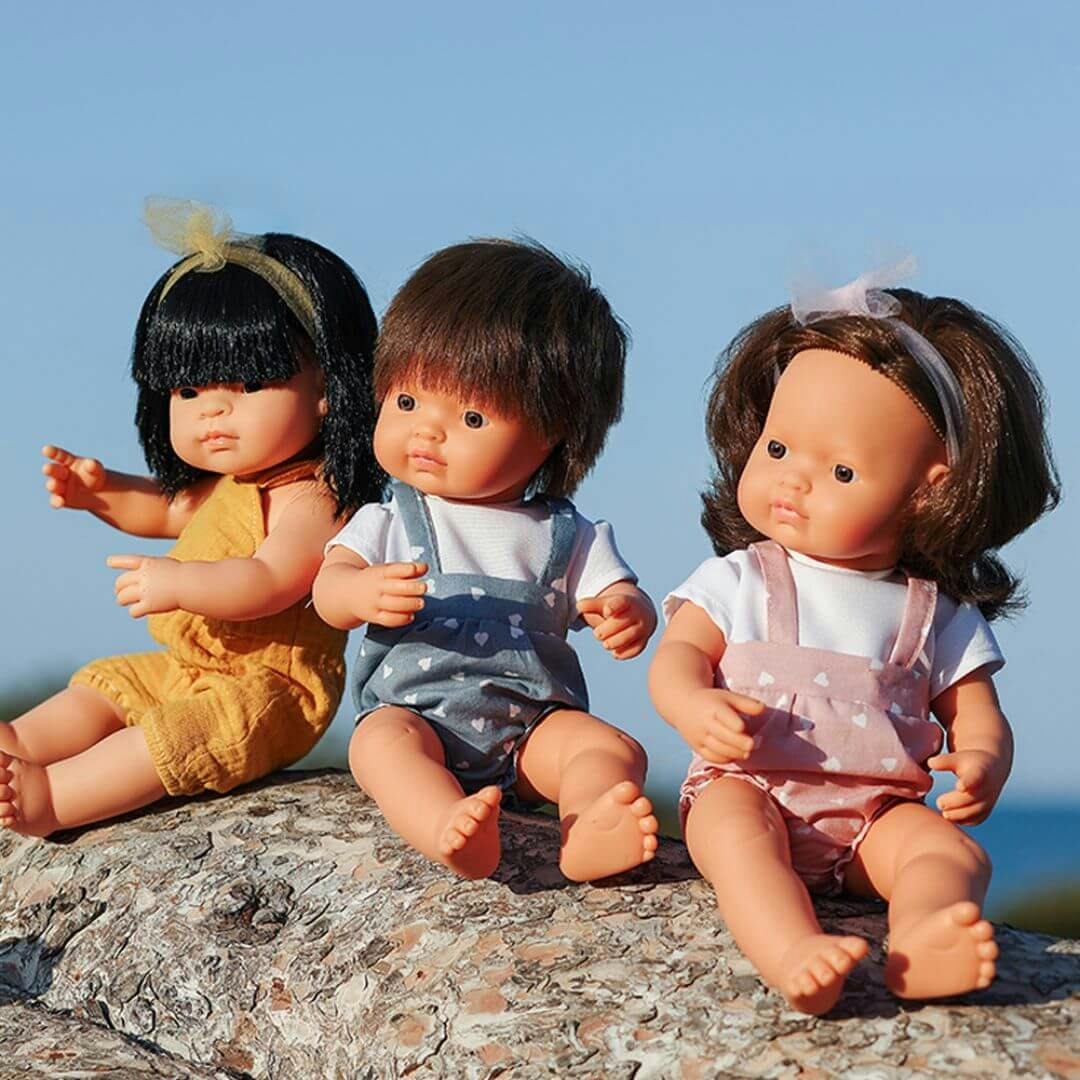 My Friends and Me Collection Baby Girl Doll with Brown Hair - 15