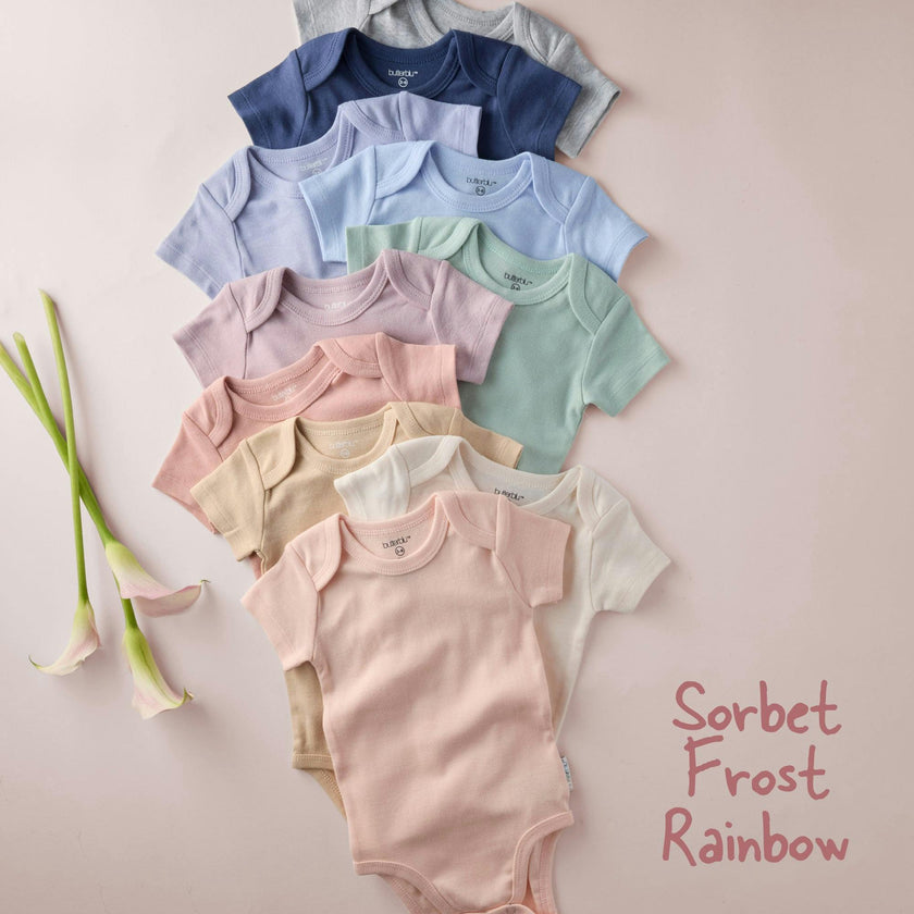 AVERY 10-Pack Short Sleeve Bodysuits