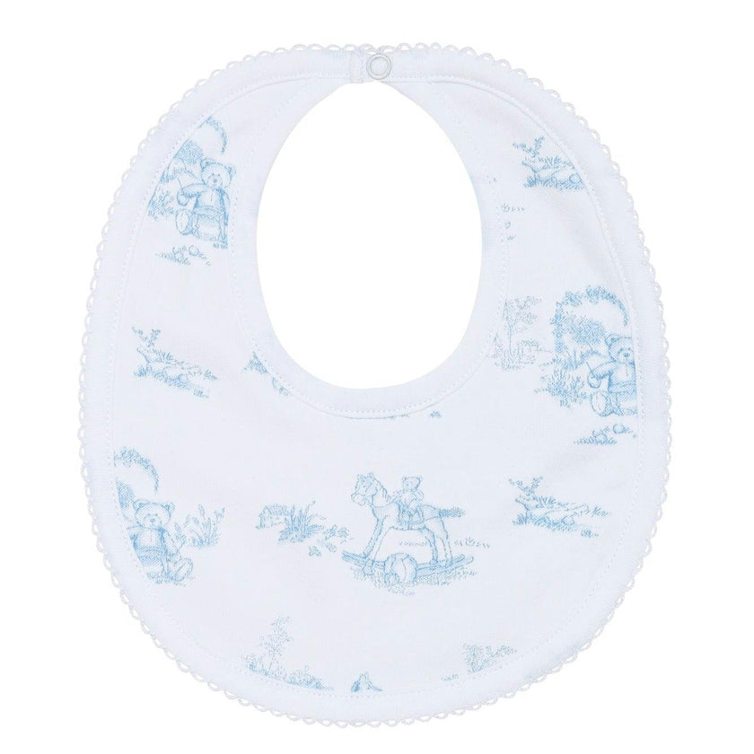 Toile Baby Bib