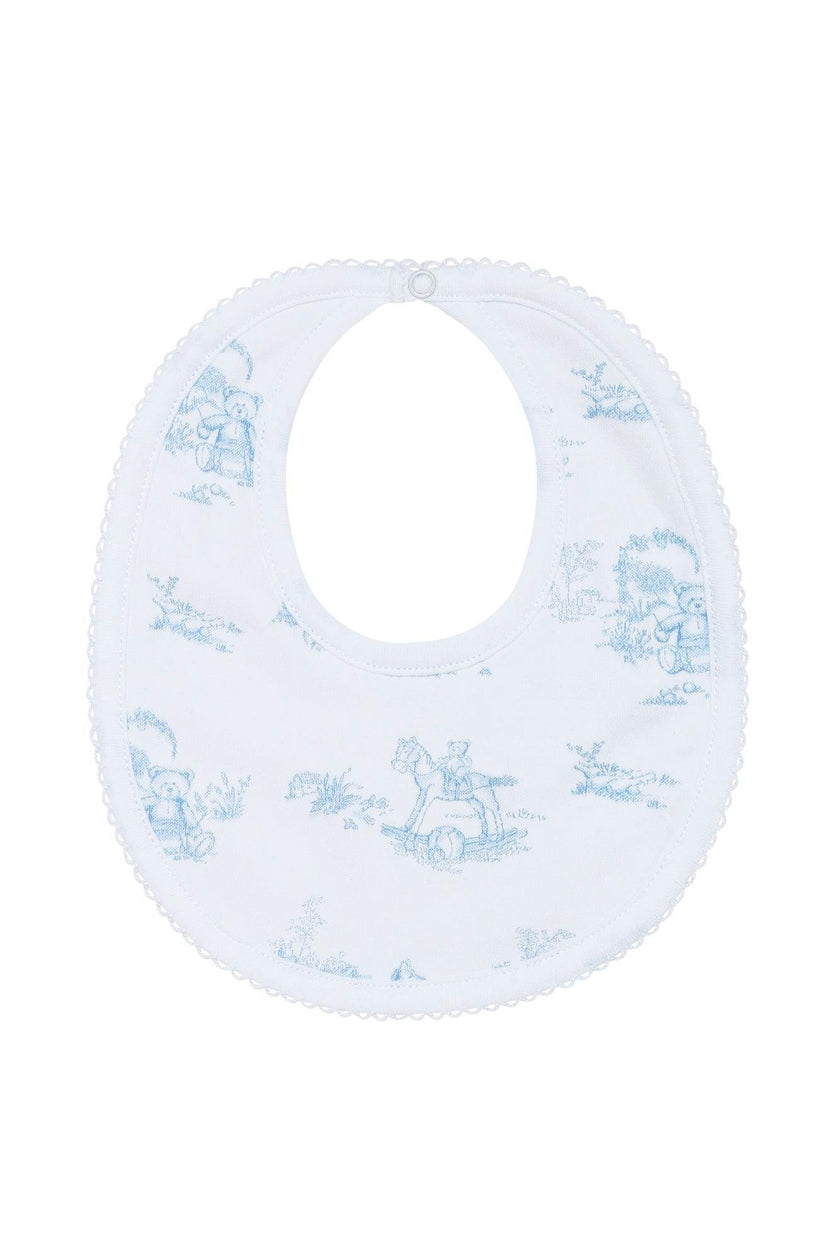 Toile Baby Bib