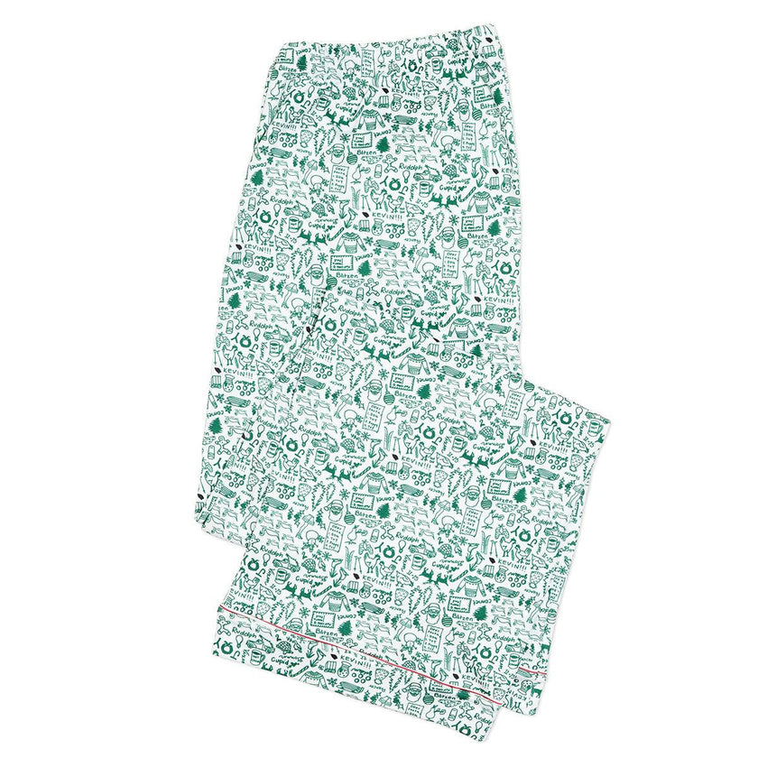North Pole Christmas Women’s Button Front Pajama Set