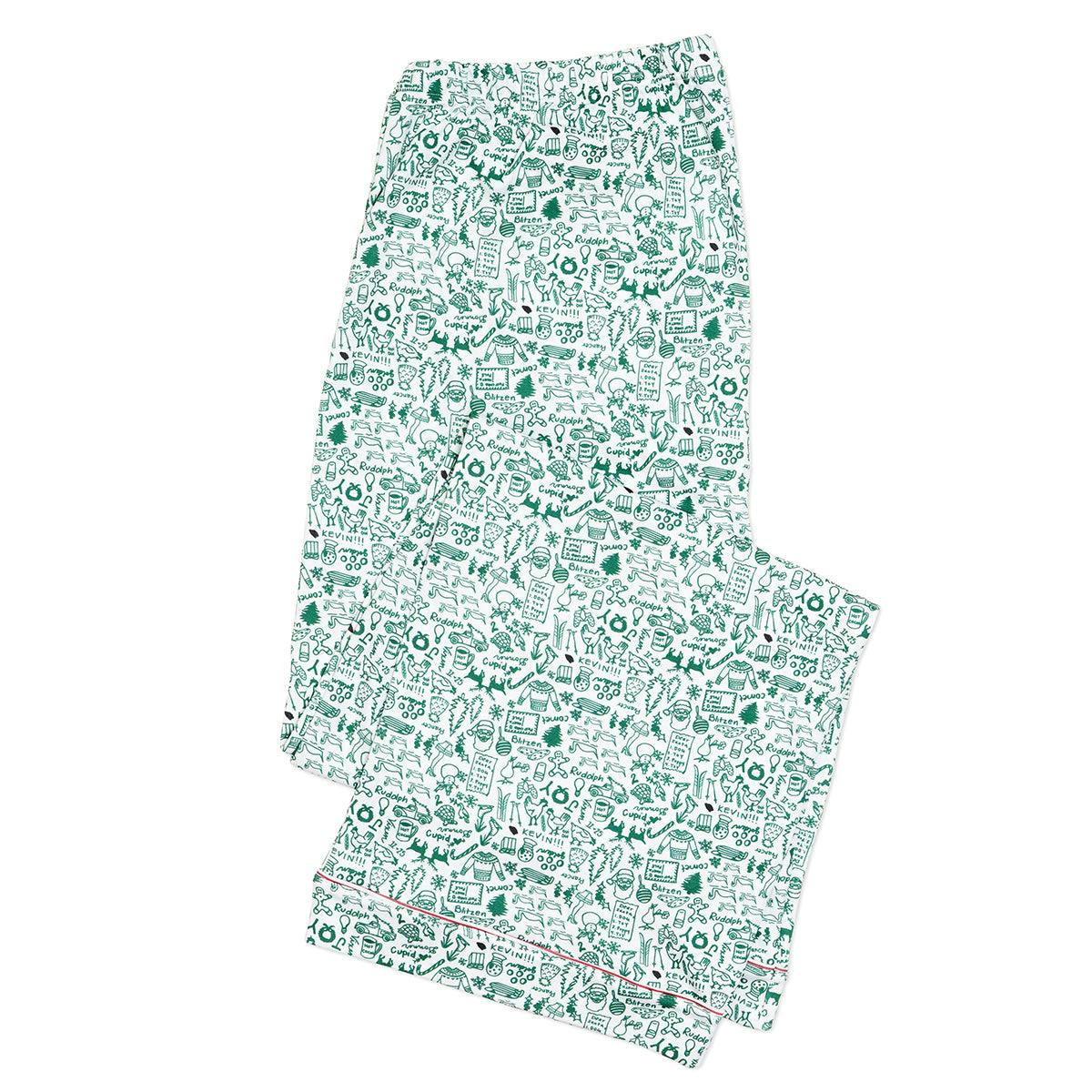 North Pole Christmas Women’s Button Front Pajama Set