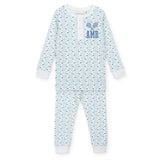 Jack Boys' Pajama Pant Set - Tennis Match Blue