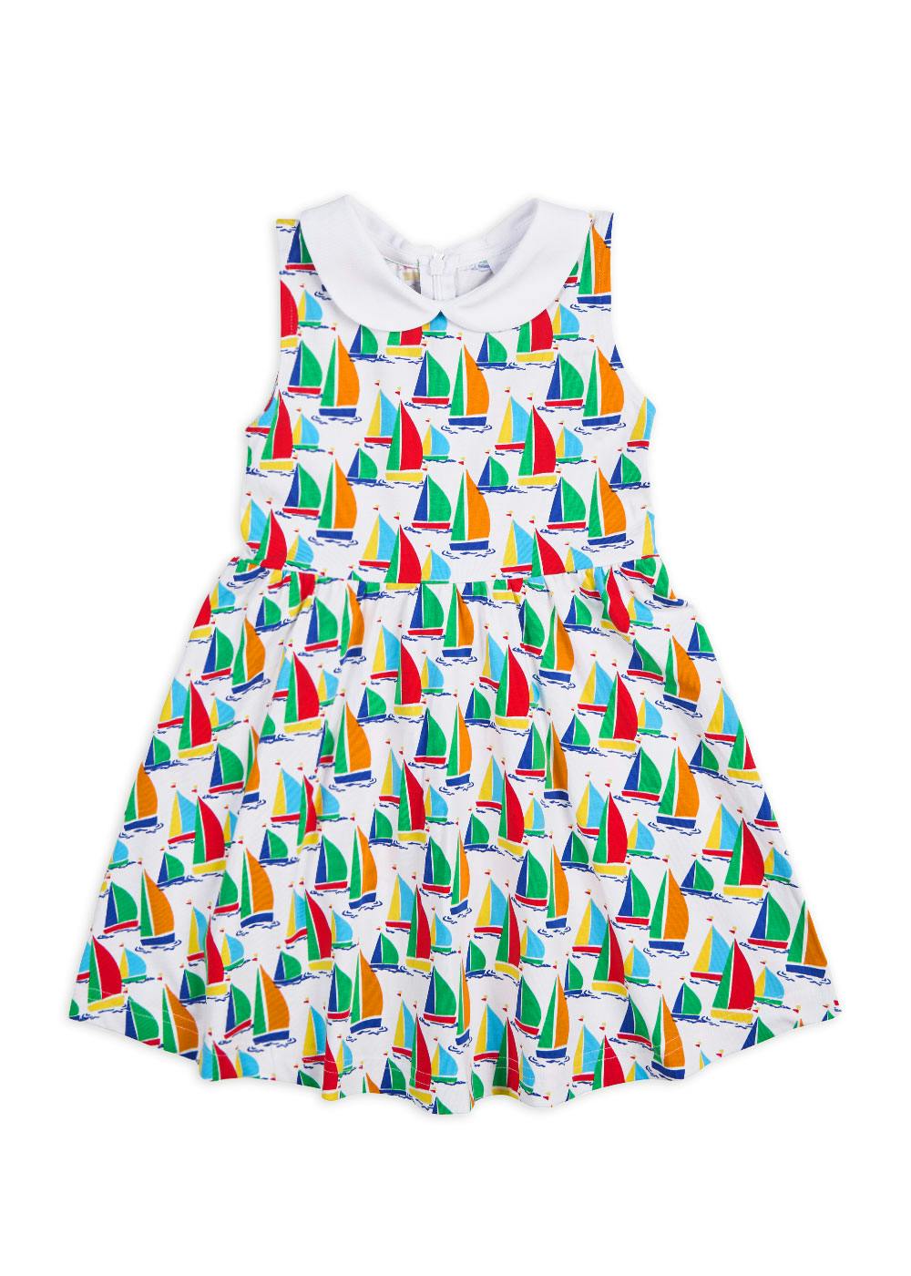 Sailboat Print Twirl Dress