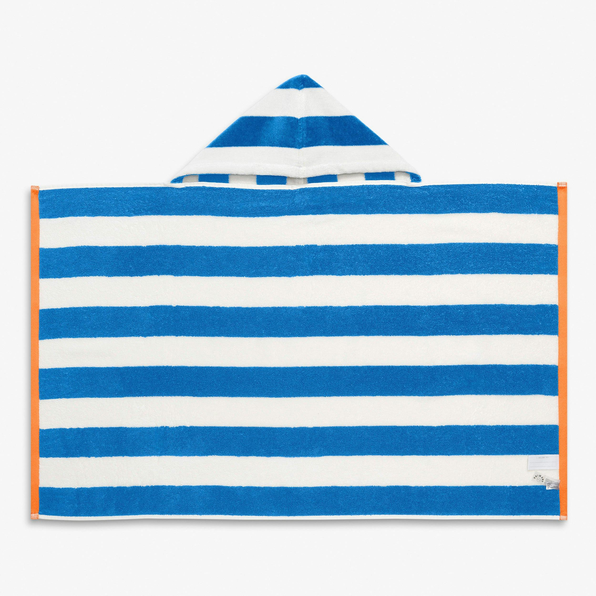 Kids stripe hoodie towel