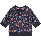 Allover Flower Print Sweatshirt