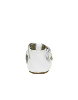 Mariposa White Leather Sandal