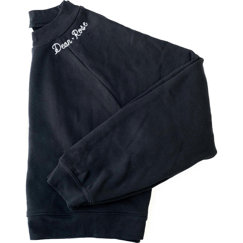 Custom Embroidered Women's Sweatshirt with Neckline Embroidery