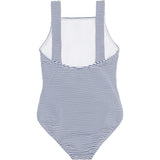 Girls Harbor Stripe Tie-Front One Piece