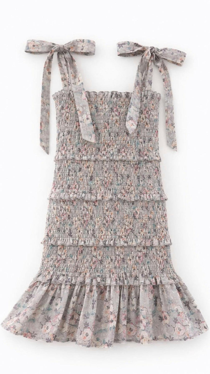 Reine Dress in Blush Meadow