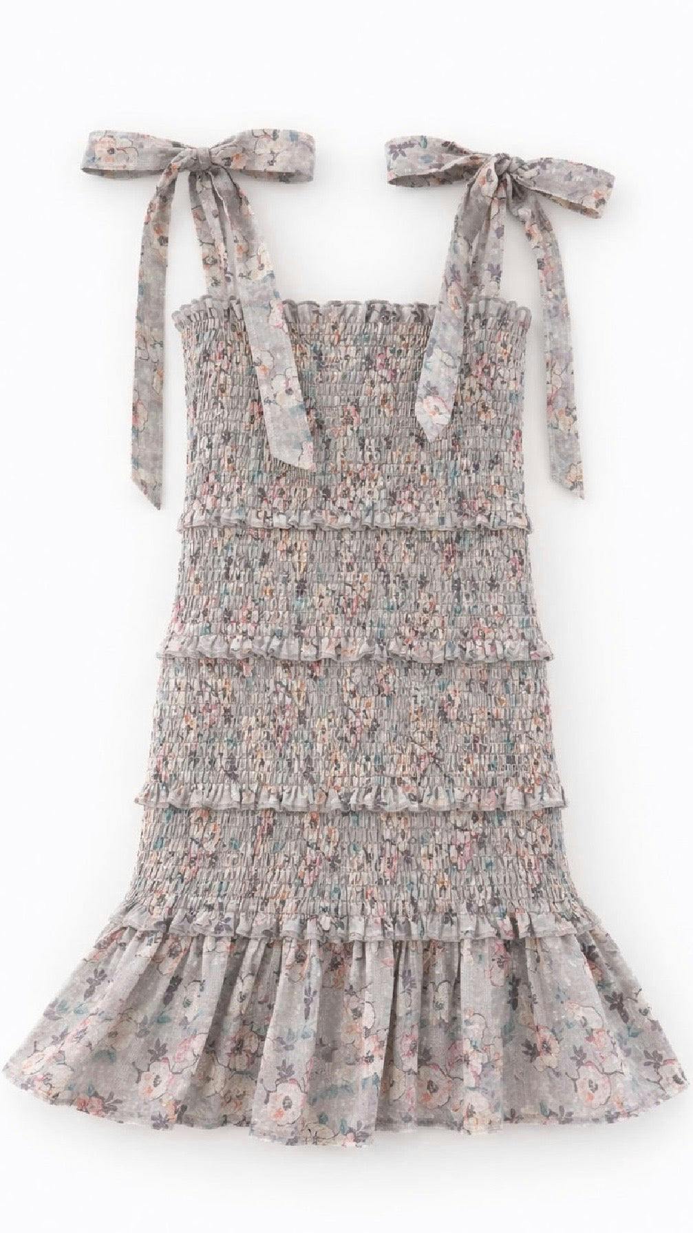 Reine Dress in Blush Meadow