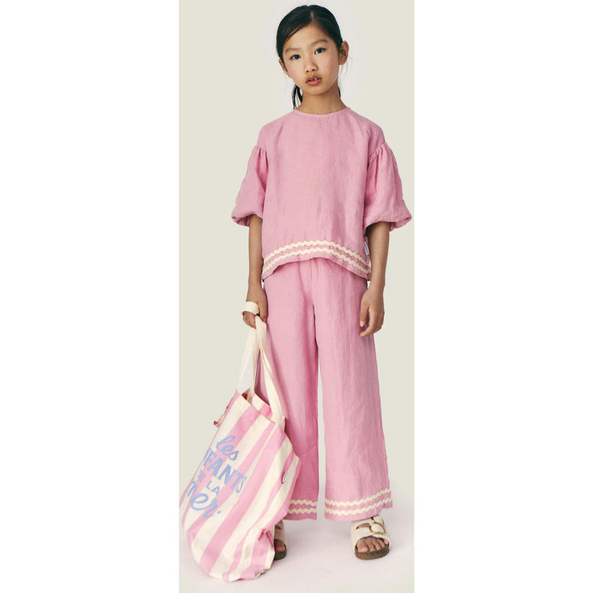Mipounet SS26 Isaline Linen, Pink