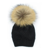 Chunky Knit Hat (Snap On Pom Sold Separately)