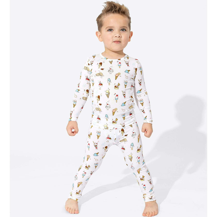 Ice Cream Bamboo Kids Pajamas