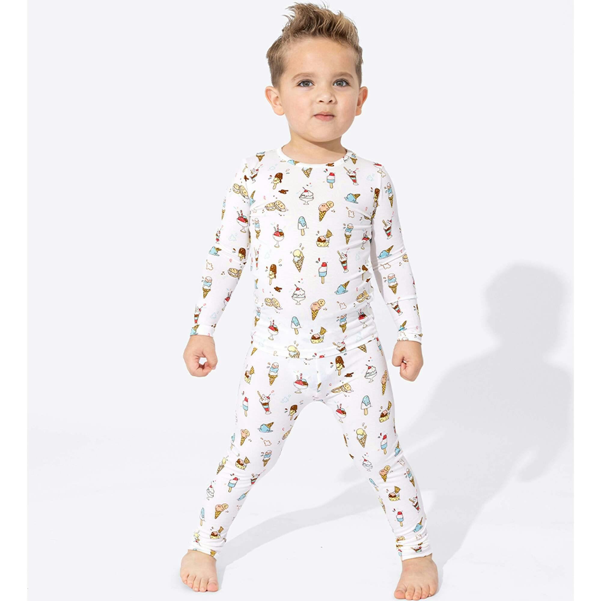 Ice Cream Bamboo Kids Pajamas