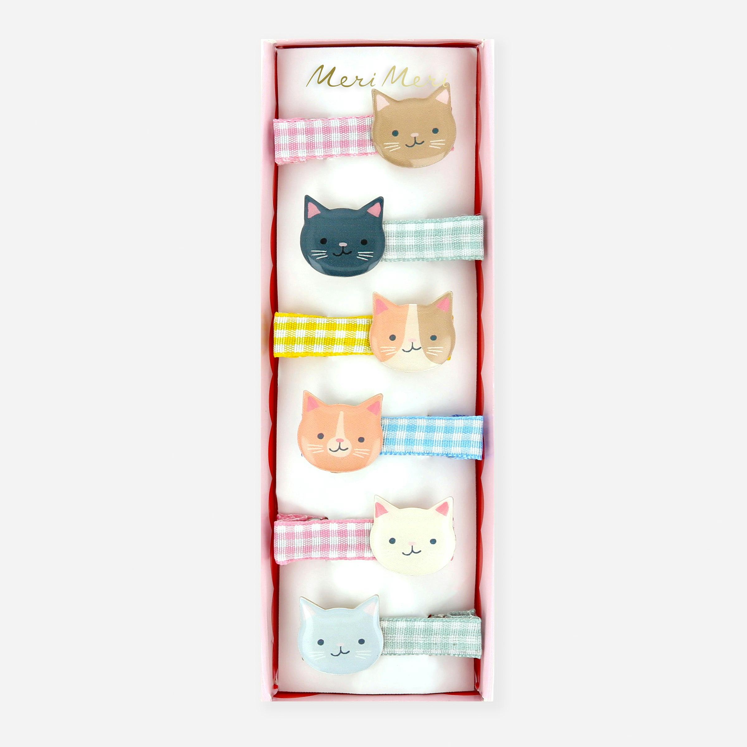 Kitten Club Hair Clips