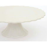 Small Cream Reusable Bamboo Cake Stand