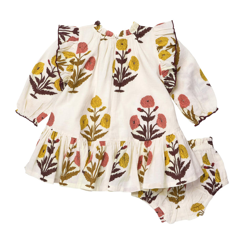Baby Girls Harper Dress Set - Harvest Dandelion