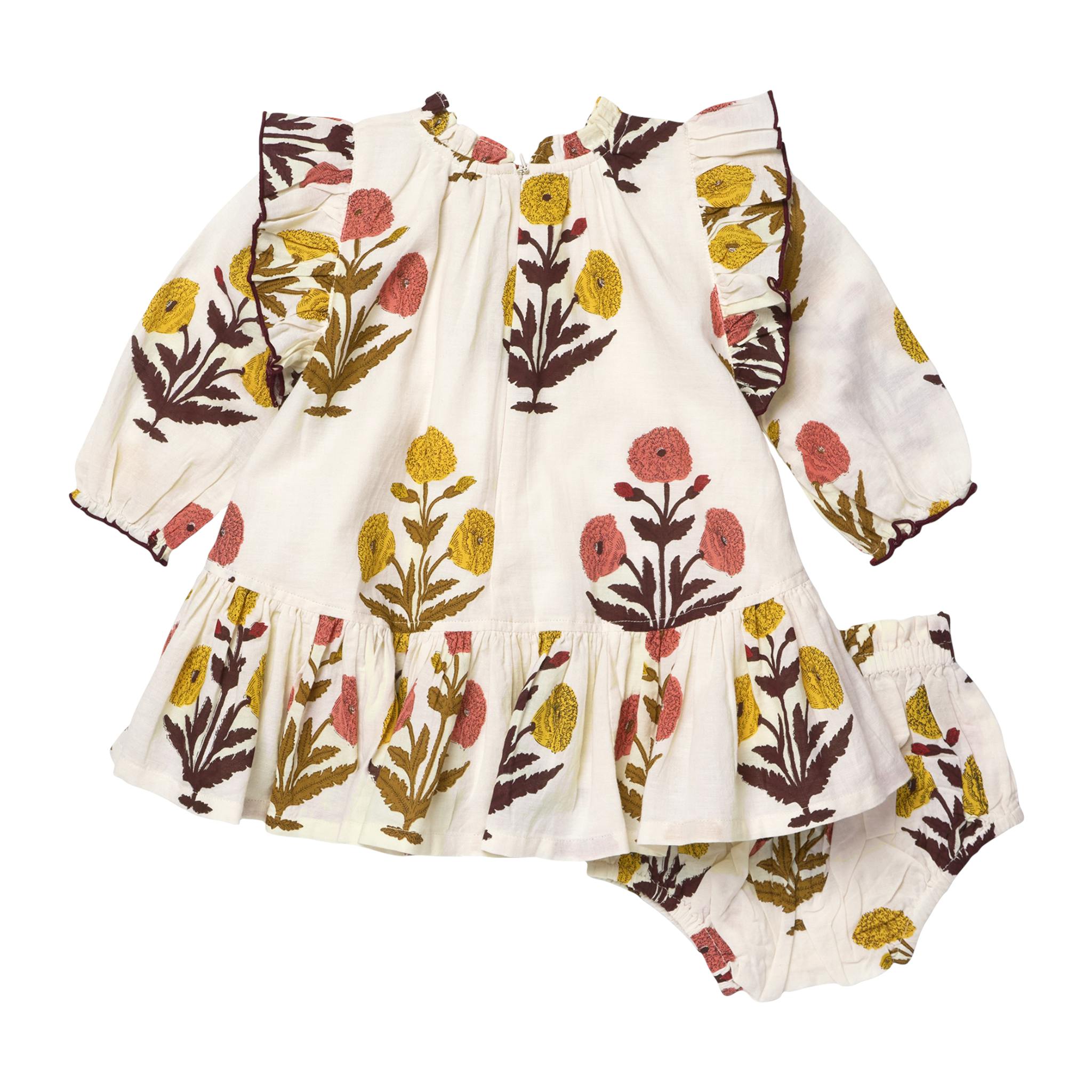 Baby Girls Harper Dress Set - Harvest Dandelion