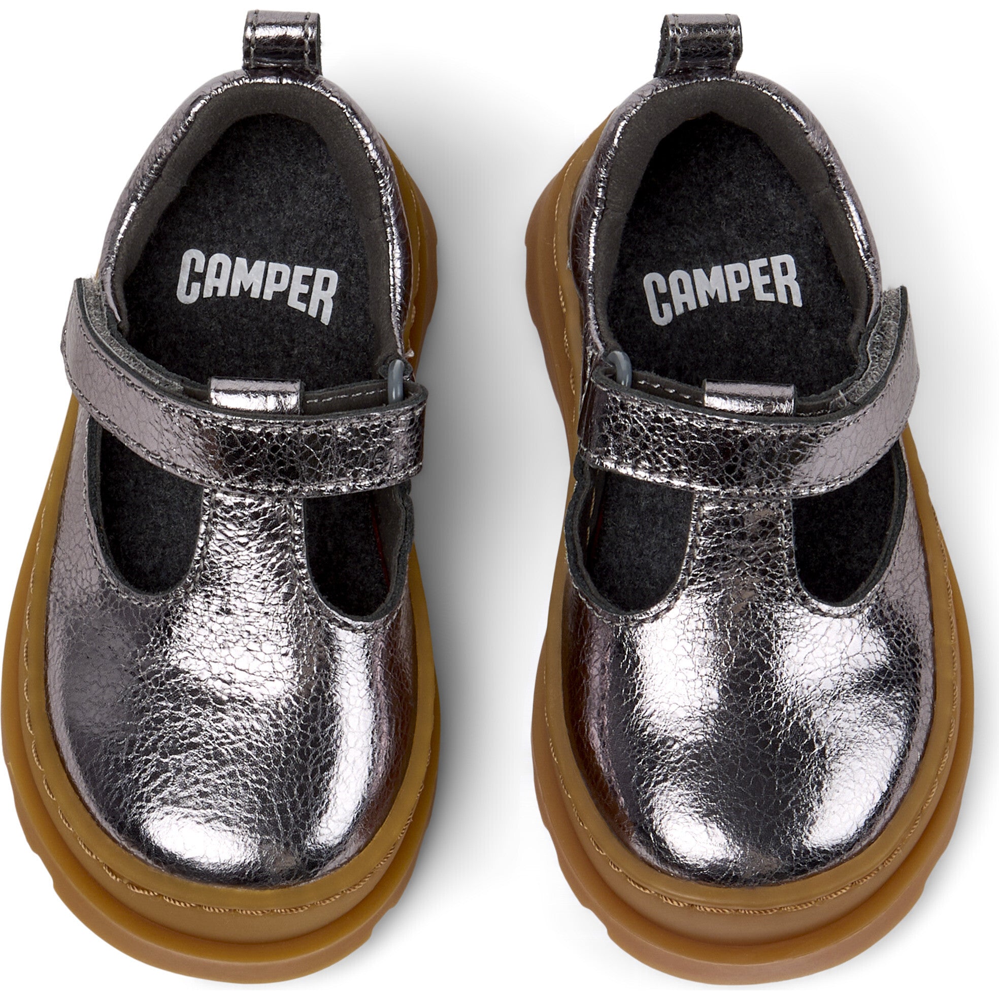 Mary Janes Brutus First Walker Grey