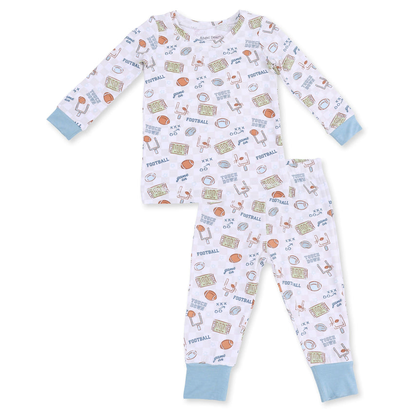 Football Check - Long Sleeve Loungewear Set