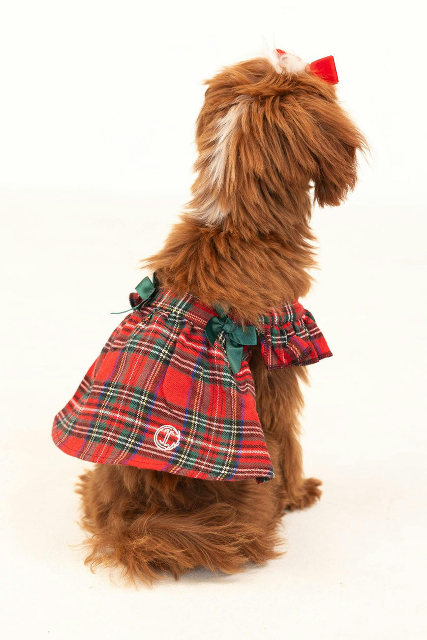Red Plaid Dog Dress