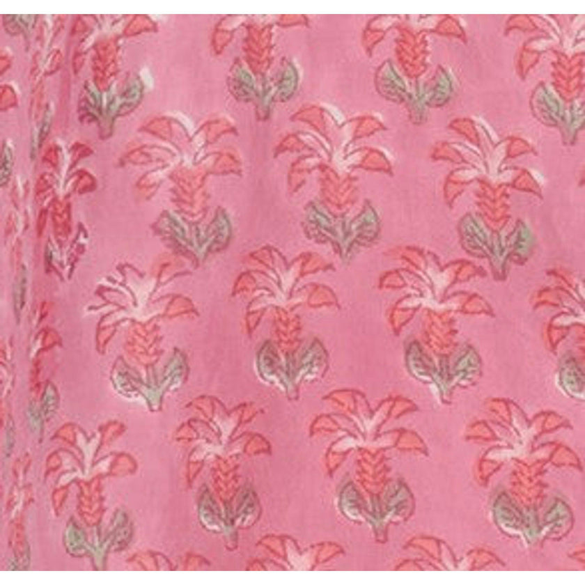 Ondine Ruffle Dress Pink Palm, Pink Palm
