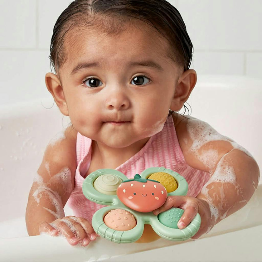 Itzy Pop & Whirl™ Fidget Spinner Travel & Bath Toy