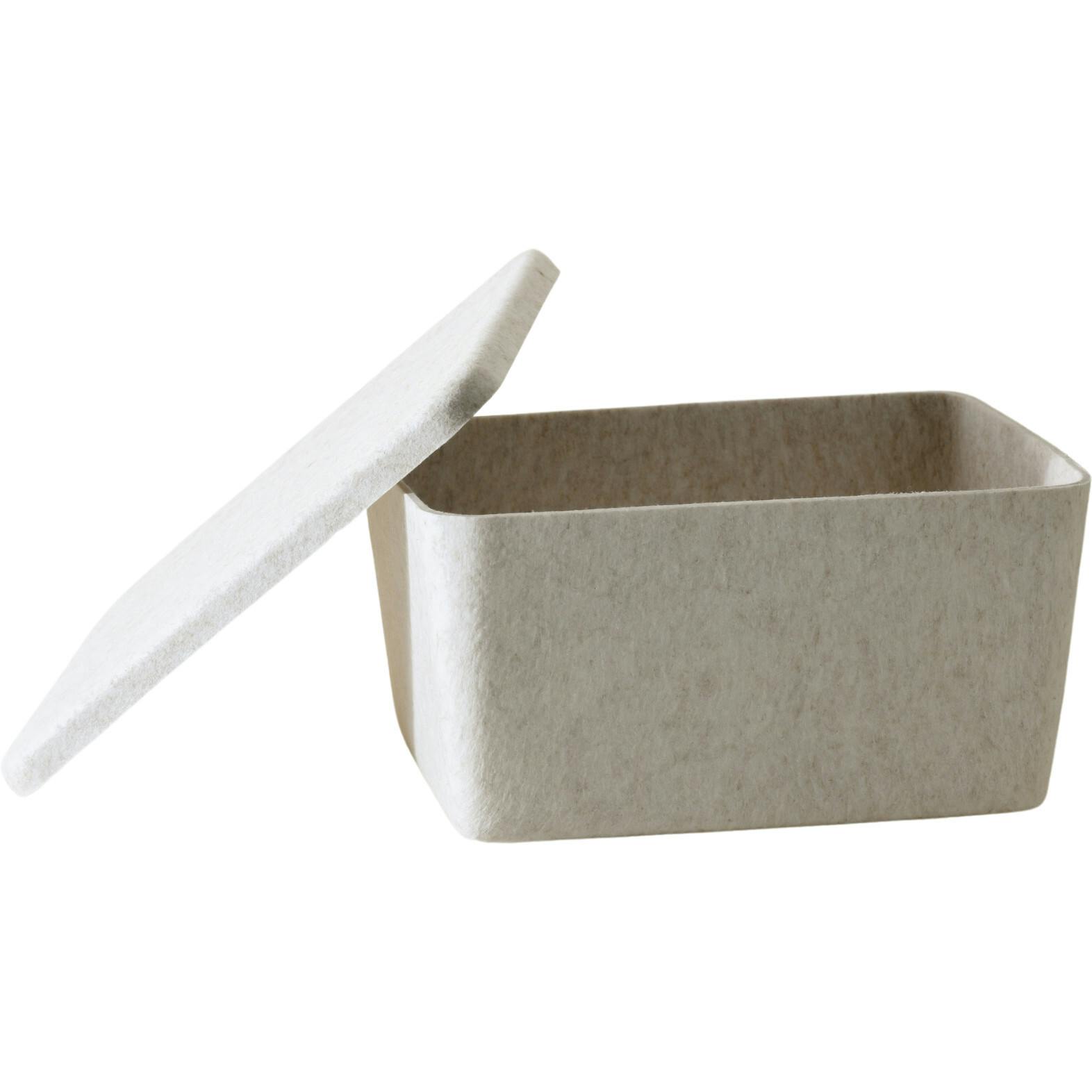 The Sculpted Bin - Wide with Lid
