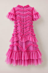 Mini Adriana Dress in Winter Berry