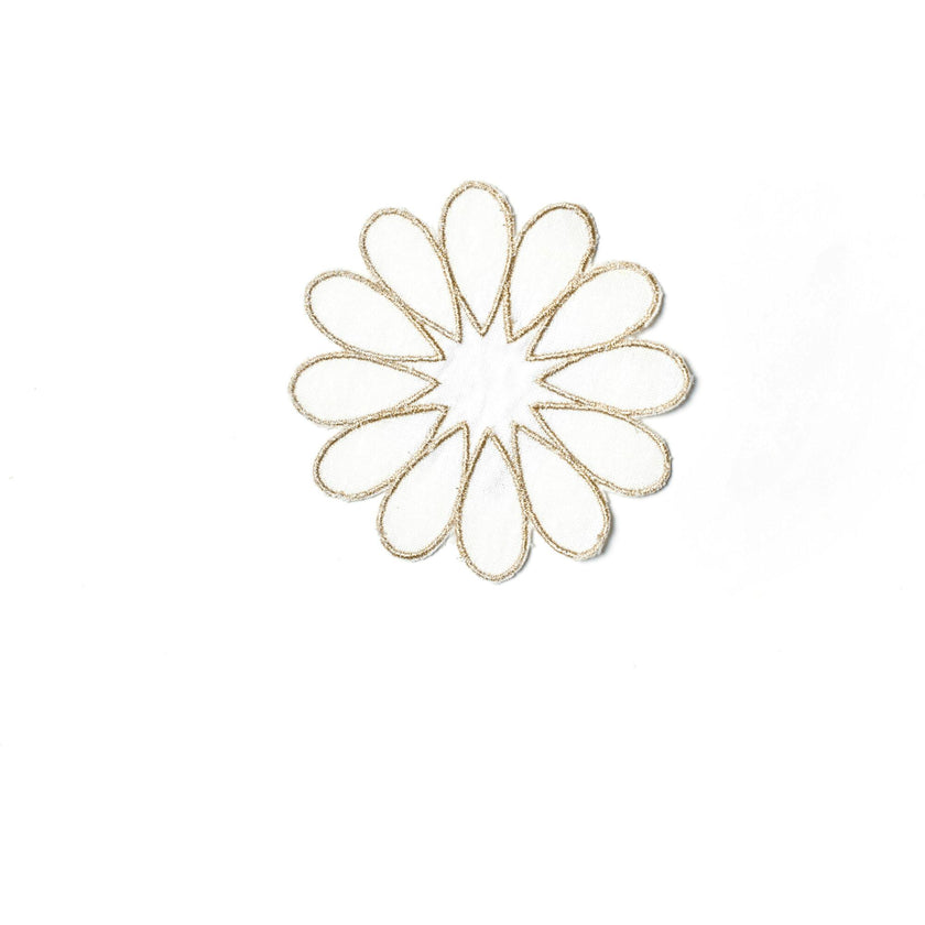 Deco Gold Scallop Cocktail Napkins