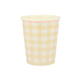 Gingham Cups
