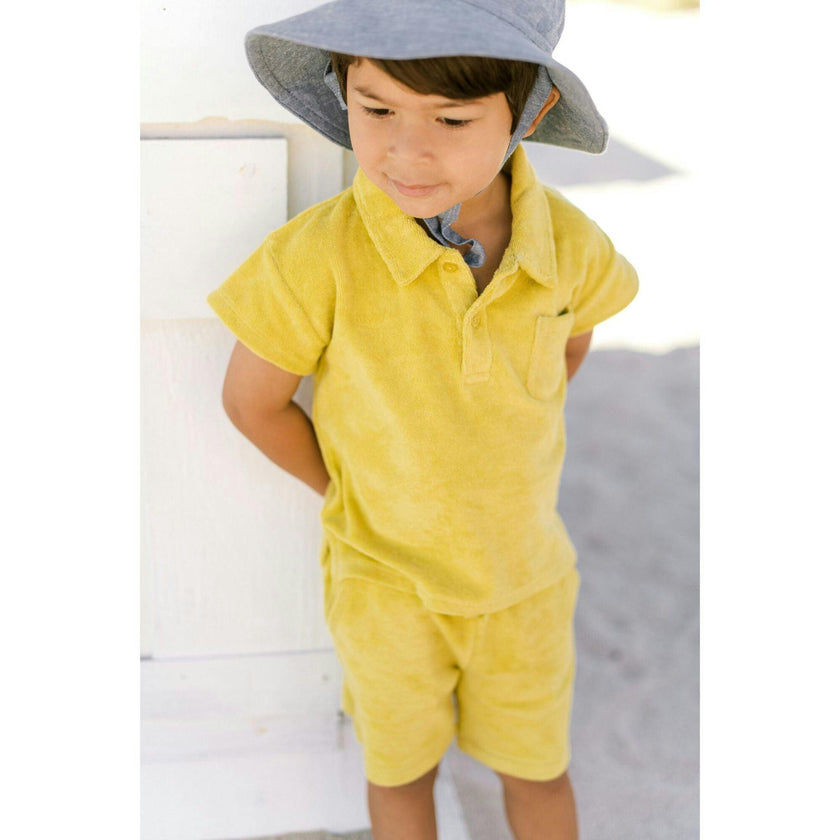 Classic Terry Board Short, Yellow
