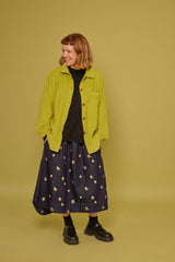 Adult Jagger Apple Green Cord Overshirt